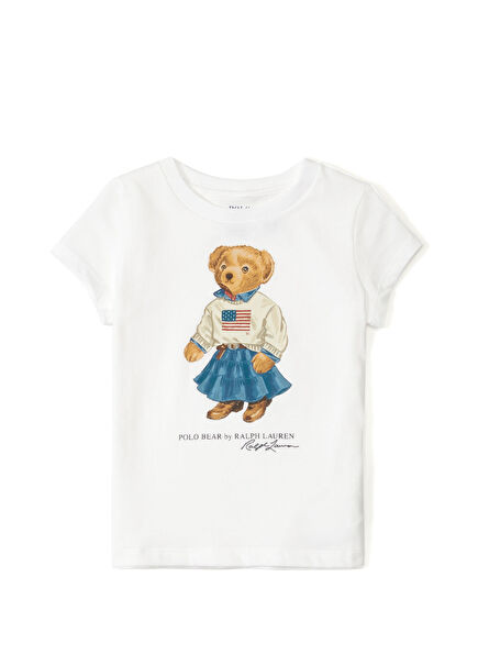 Beyaz Kız Çocuk T-shirt