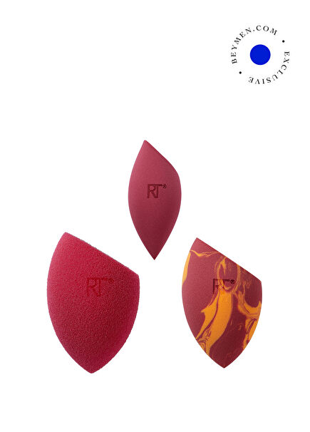 Superstars Plum 3-Piece Makeup Sponge