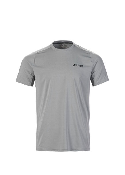 M LPX Cooling UV SS Grey Melange Erkek T-shirt