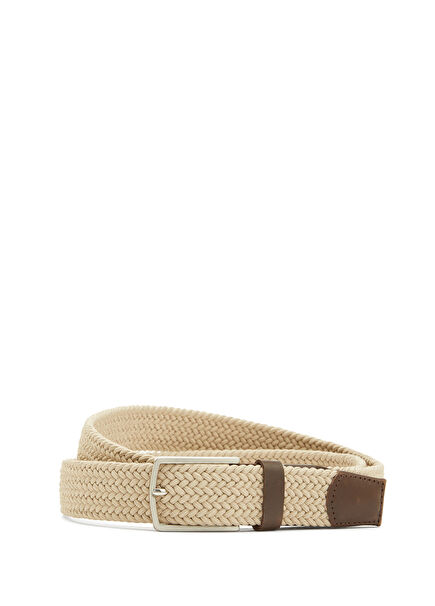 Beige Men's Belt