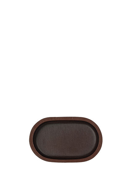 Plato Oval no.01 Brown Leather Organizer Tray