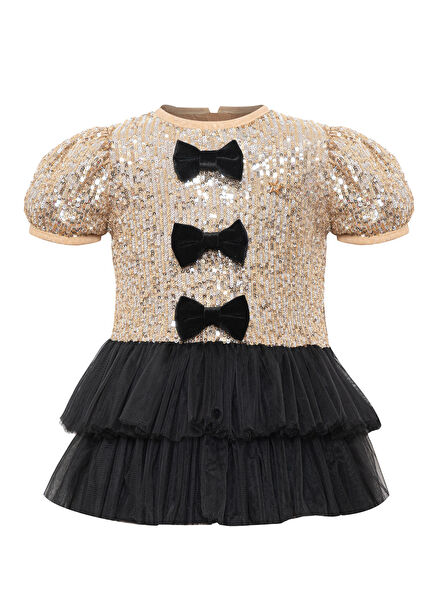 Biba Siyah Kız Çocuk Elbise