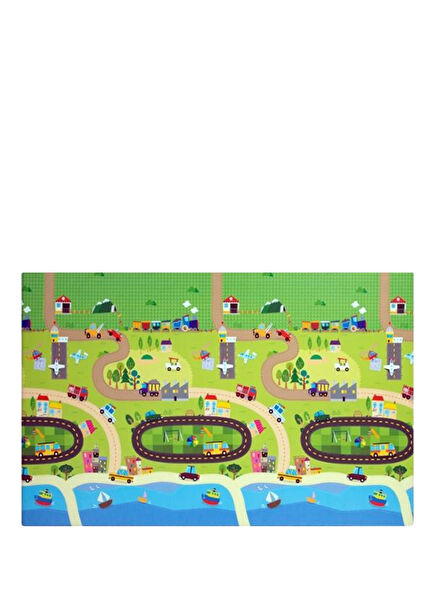 Happy Village Play Mat and Rug