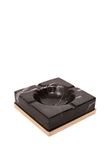 Aurum Toro Black Marble Ashtray