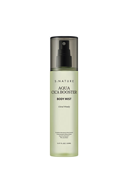 Aqua Cica Booster Body Mist Anti-Rough Tissue and Cooling 360° Body Mist 150 ml
