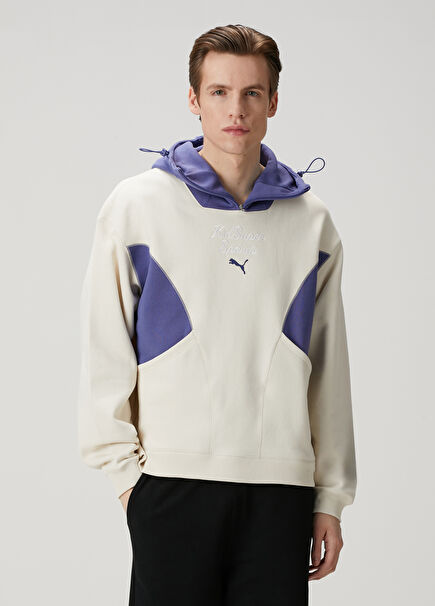 X Kidsuper Cream Hooded Sweatshirt