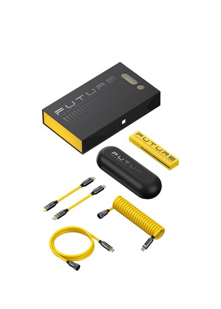 The Future Creative Power 8-in-1 240W Type-C to Type-C 40Gbps Data Transfer 8K Display Support Super Fast Charging Cable Set