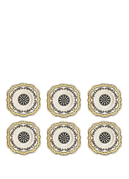 Margery Porselen 6'lı Çay Tabağı Seti