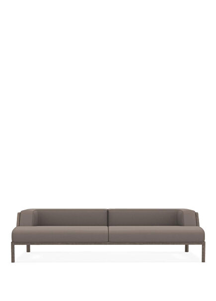 Grand Life XL Pickled Teak Garden Set Sofa