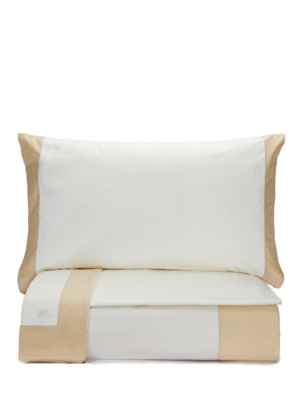 New Rene Cream Beige Double Duvet Cover Set