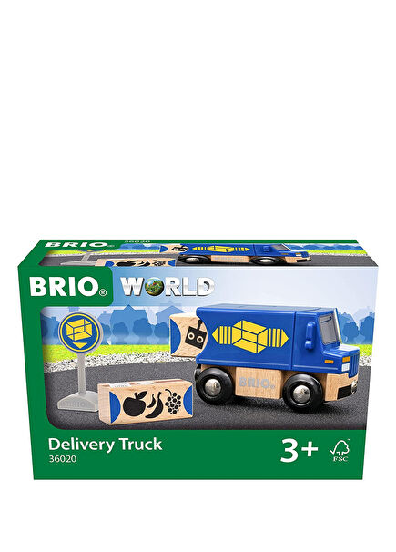 Blue Toy Delivery Truck 36020