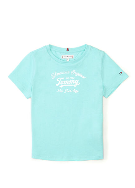 Script Yeşil Kız Çocuk T-shirt