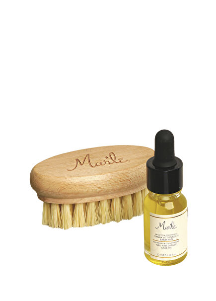 Natural Nourishing & Strengthening Nail Brush & Nail Oil Care Kit