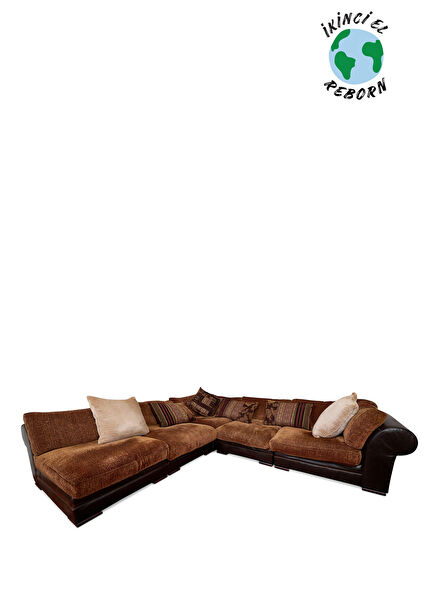 Roche Bobois Kahverengi L Koltuk Takım
