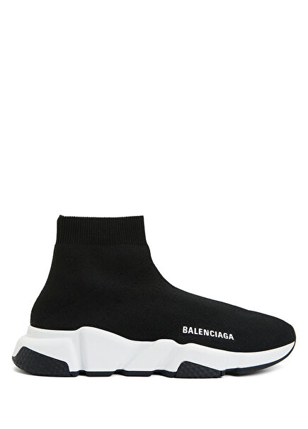 Speed Siyah Beyaz Logo Detaylı Kadın Sneaker