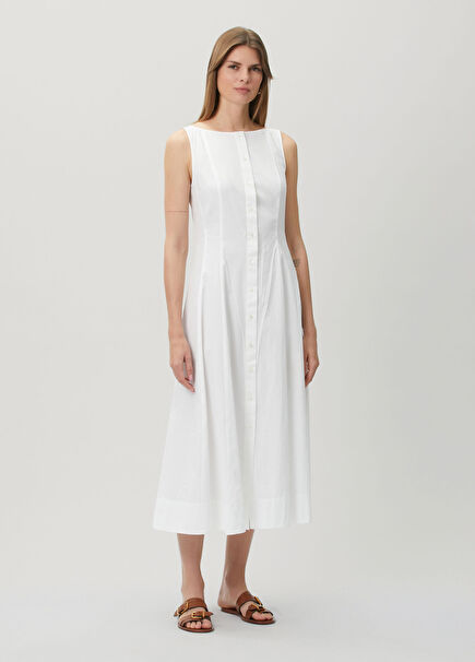White Midi Dress