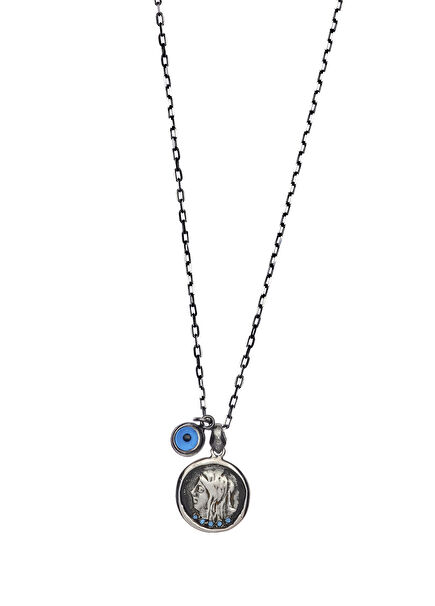 Taraji 925 Sterling Silver Oxide Necklace