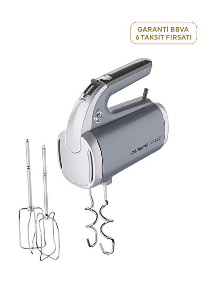 NO 555 Gray Hand Mixer