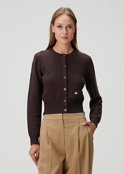 Kahverengi Yün Hırka