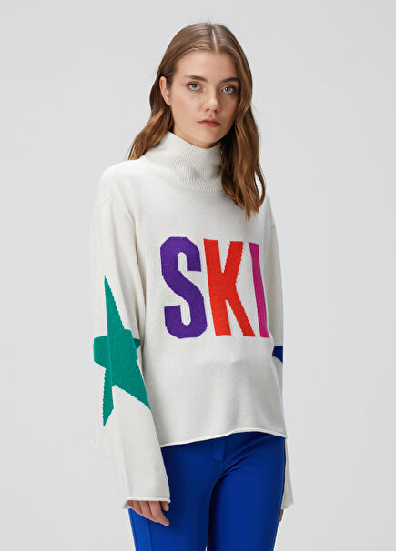 Calore White Sweater