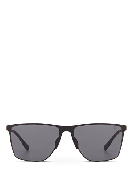 BC 1298 C1 Kare Mat Siyah Metal Erkek Güneş Gözlüğü