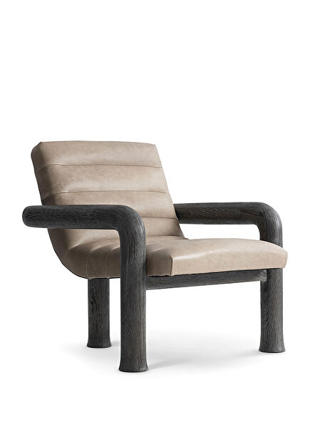 Bowie Mink Leather Armchair