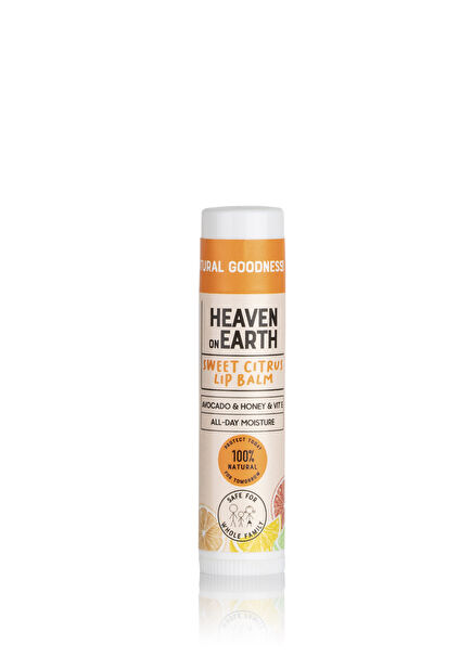 Natural & Organic Sweet Citrus Lip Balm Moisturizing Nourishing Lip Cream