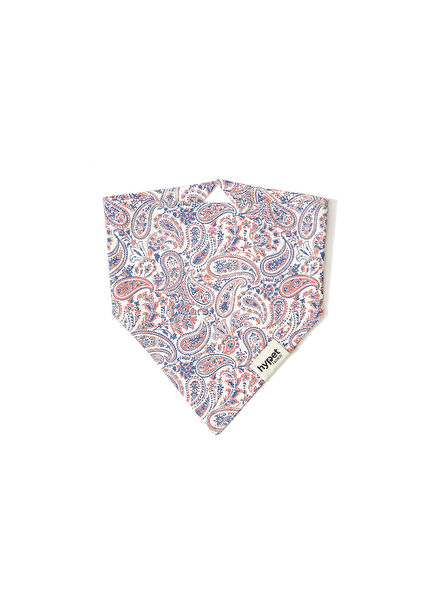Paisley Pamuklu Çok Renkli Köpek Bandana