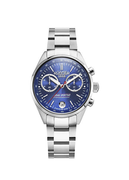 978818-41-45-20 Gri Çelik Yedek Kayışlı Erkek Kol Saati