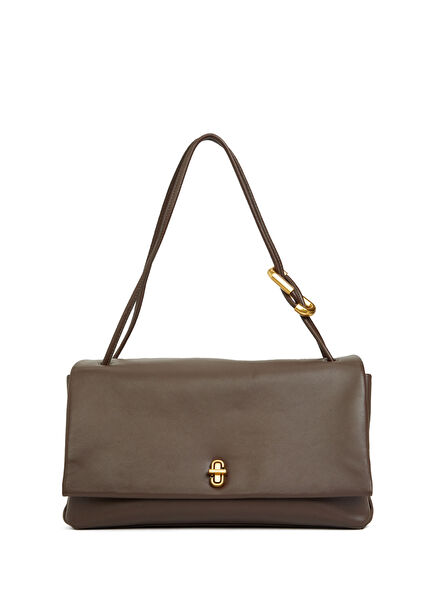 The Large Dual Brown Women's Leather Bag