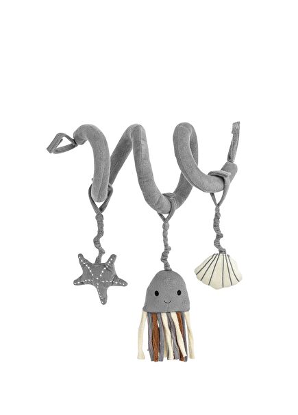 Sarmal Puset Gri Bebek Arabası Oyuncağı