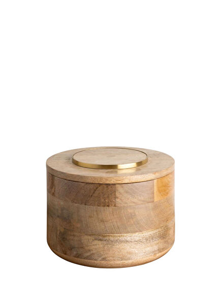 Taj Mango Golden Ring Ahşap Dekoratif Kutu