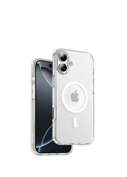 Non Yellow iPhone 16 Transparent MagSafe Compatible Phone Case