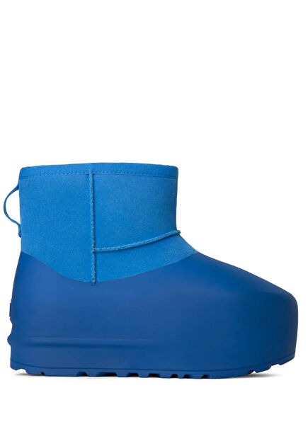 Classic Mini Pumped Molded Mavi Kadın Süet Bot