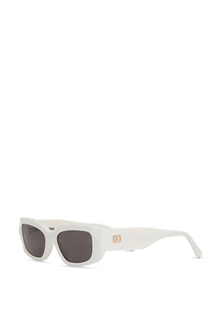 HM 1699 C4 White Acetate Women's Sunglasses