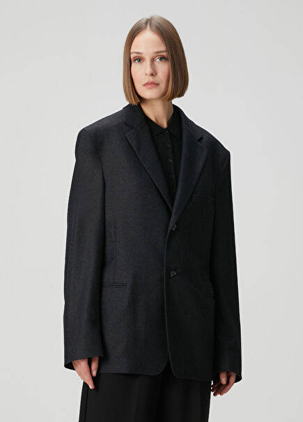 Anthracite Cashmere Jacket