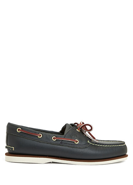 Navy Blue Men's Leather Shoes
