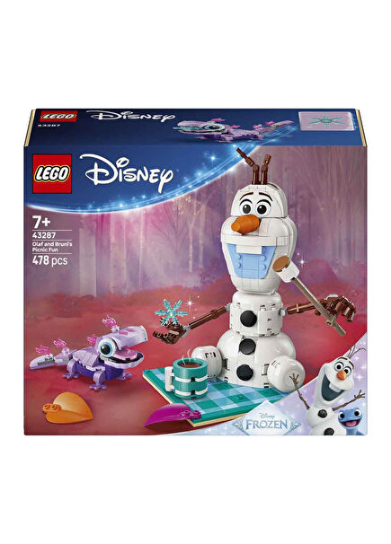 Disney Karlar Ülkesi Olaf ve Bruni'nin Piknik Eğlencesi 478 Parça 7+ Yaş Yapı Oyuncağı 43287
