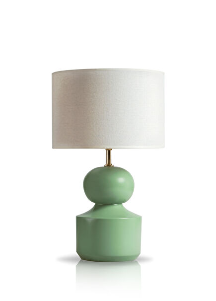 Capri Lamp Green Lampshade