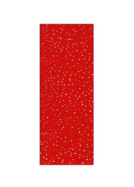 Kırmızı İpek Eşarp 170x65 cm