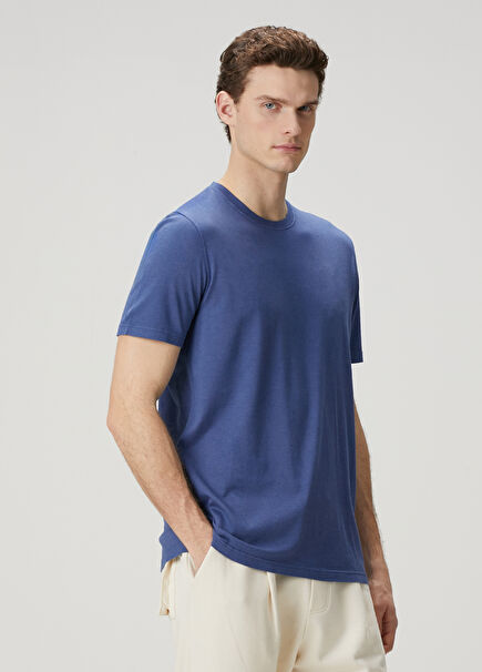 Navy Blue Basic T-Shirt