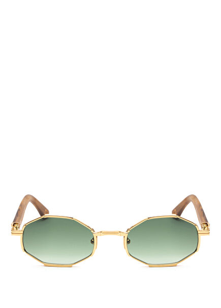 Wallance Gold Honey Titanium Unisex Sunglasses