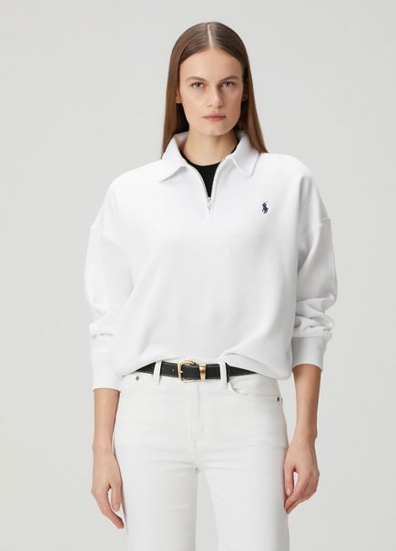 White Polo Sweater