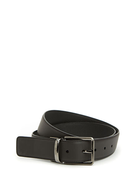 Siyah Erkek Deri Kemer