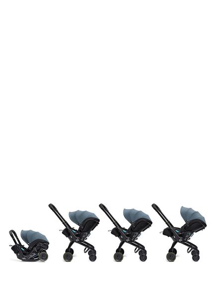 Baby Lap Car Seat with 3 Reclining Positions on Wheels That Turns Into a Stroller