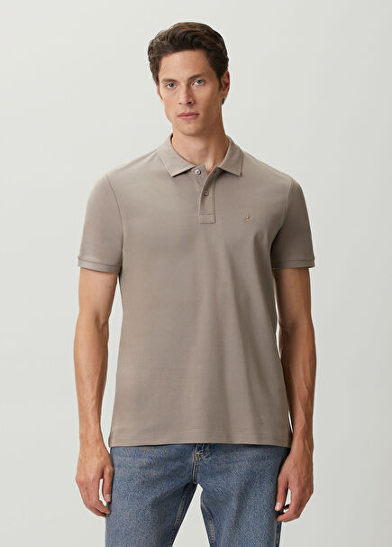 Mink Polo Buttoned T-Shirt