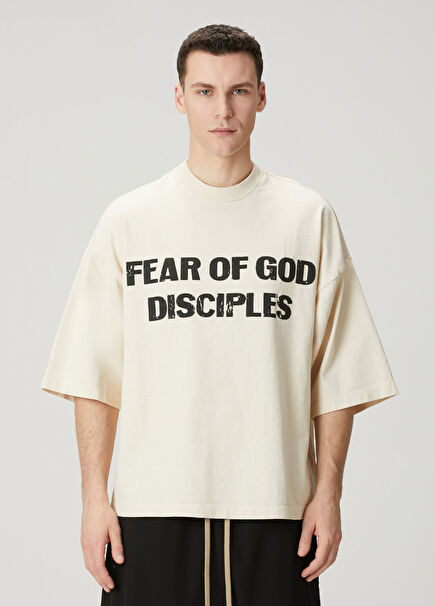 Relaxed Disciple Kırık Beyaz T-shirt