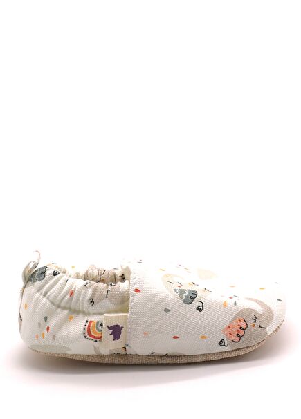 Fil Pamuklu Kaydırmaz Tabanlı Bebek Patik