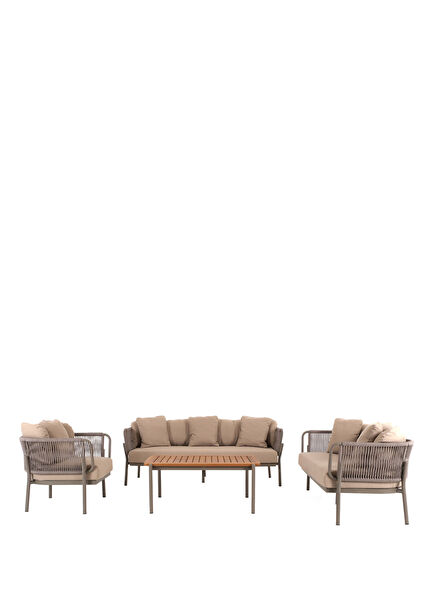 Ban Vizon Iroko Alüminyum Bahçe Takımı