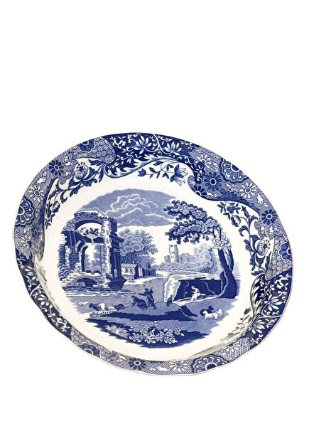 Blue Italian Porcelain Plate